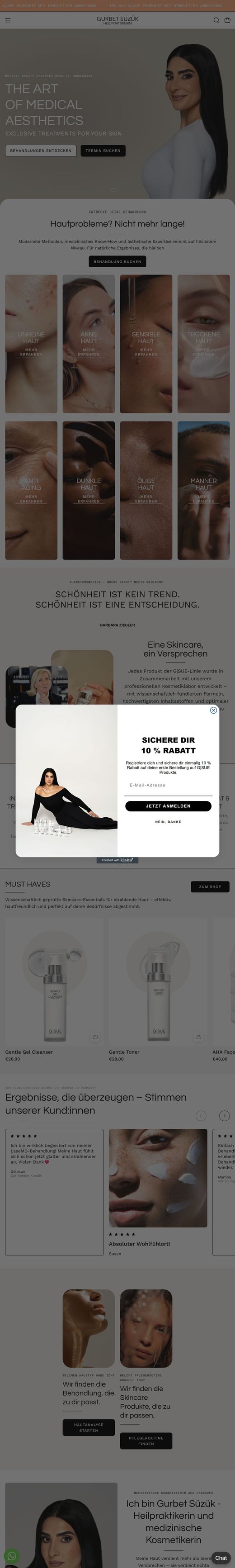 Gurbet Cosmetics Website